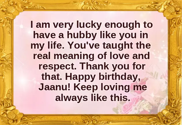 Birthday Quotes For Husband Birthday