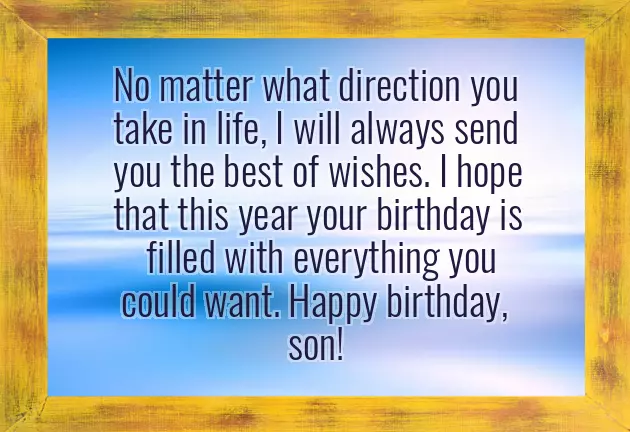 Birthday Wish For 18 Year Old Son Birthday Wish For 18 Year Old Son