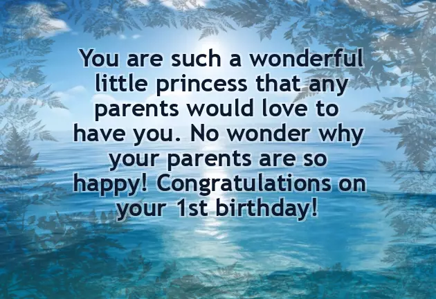 Birthday Wishes To 1 Year Old Baby Girl Birthday Wishes To 1 Year Old Baby Girl