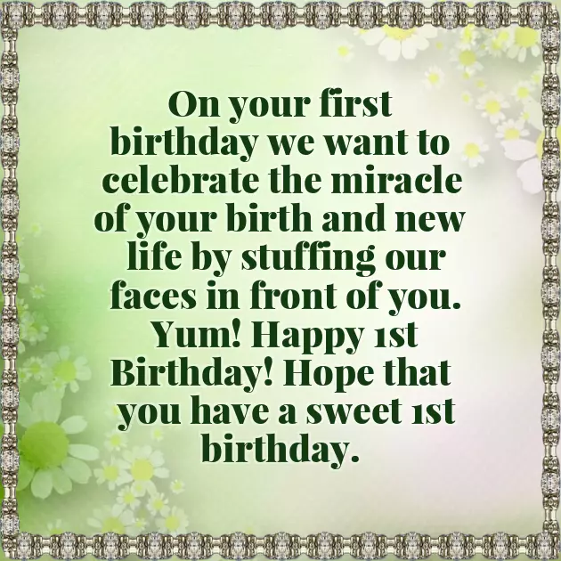 Birthday Wish For 1St Year Baby Boy Birthday Wish For 1St Year Baby Boy