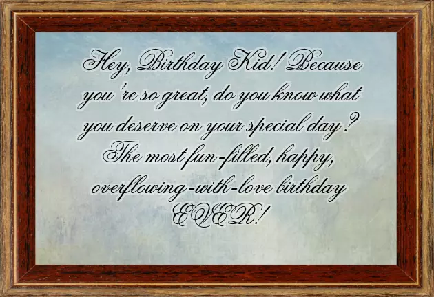 Happy Birthday Words For Kids Happy Birthday Words For Kids