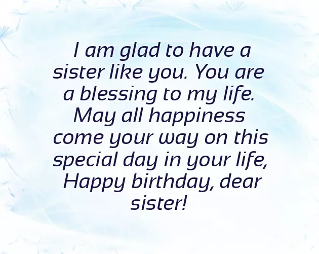 Birthday Wishes In English For Sister Birthday Wishes In English For Sister