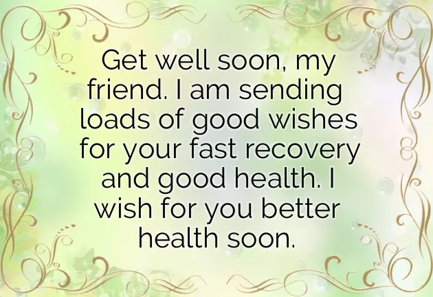 Wishes For Quick Recovery