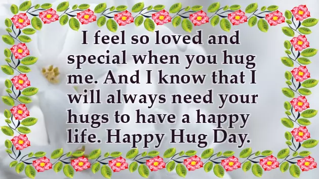 Hug Day Wishes Hug Day Wishes