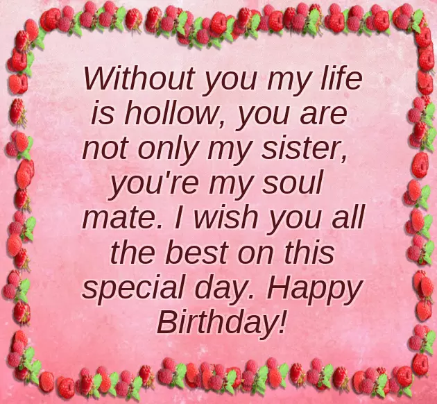 Happy Birthday Wishes To Lovely Sister Happy Birthday Wishes To Lovely Sister