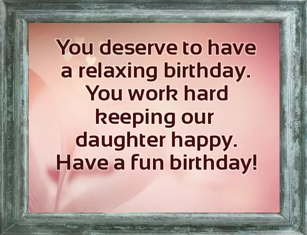 Message For Son In Law