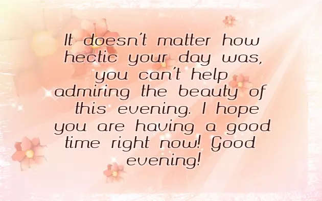 Good Evening Wish Good Evening Wish