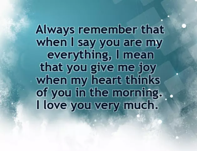 Good Morning Wish To Gf