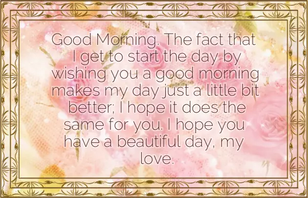 Sweet Morning Message For Your Crush