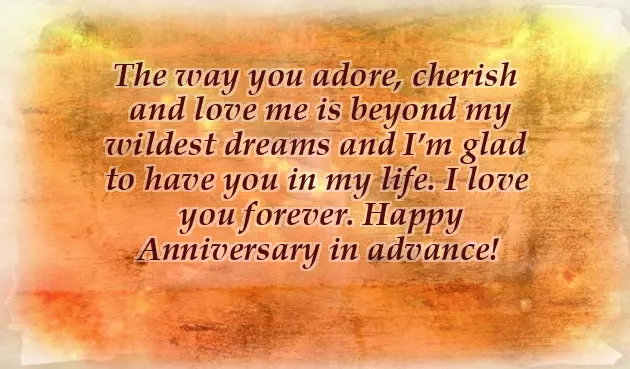 Advance Marriage Anniversary Wishes