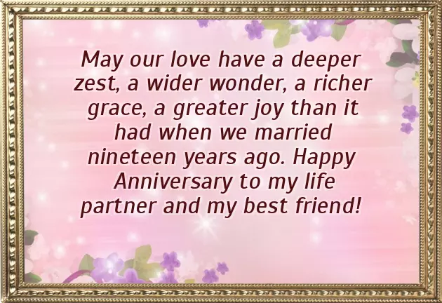 19Th Anniversary Quotes 19Th Anniversary Quotes