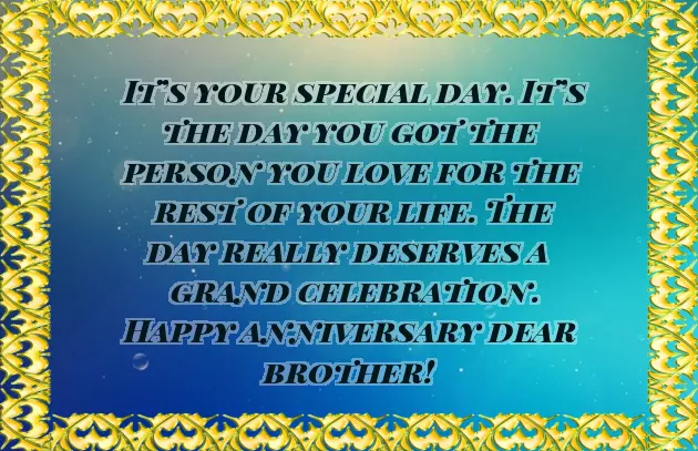 Marriage Anniversary Quotes For Brother Marriage Anniversary Quotes For Brother