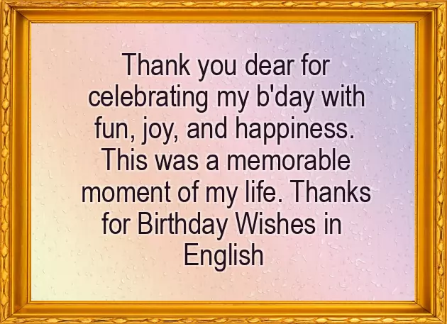 Reply To The Birthday Wishes Reply To The Birthday Wishes