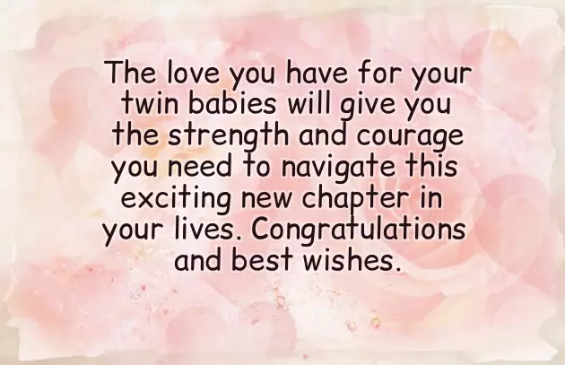 Twins Baby Congratulations Messages