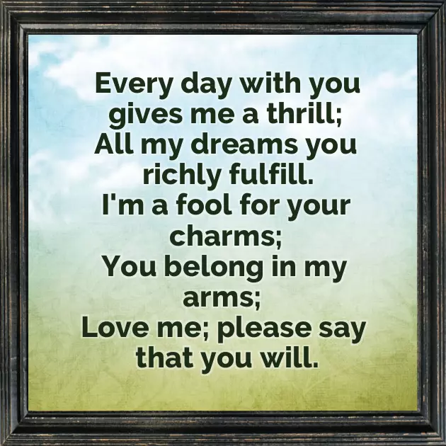 Romantic Poem For My Girlfriend Romantic Poem For My Girlfriend