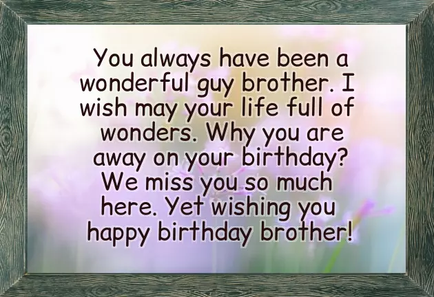 Wishing Brother On His Birthday Wishing Brother On His Birthday