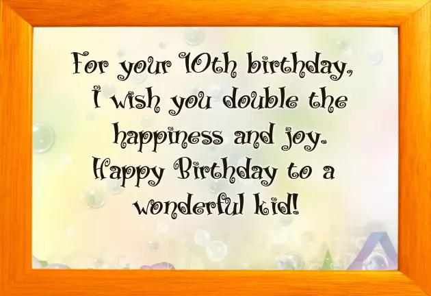 Happy 10Th Birthday Girl Quotes