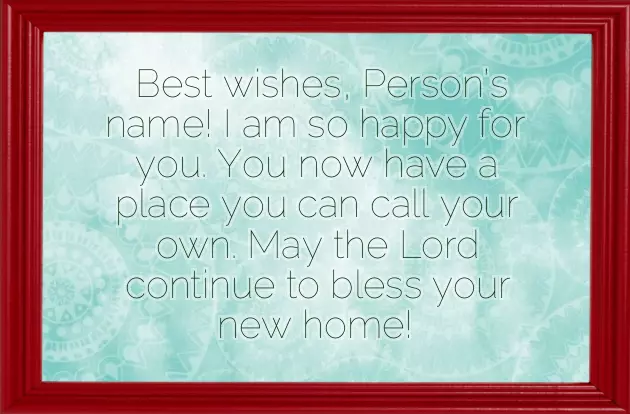 Congratulations On New Home Messages