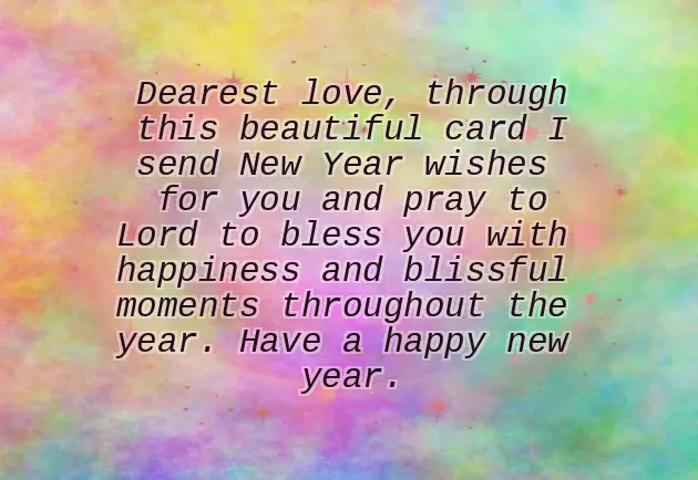 Happy New Year I Love You Happy New Year I Love You