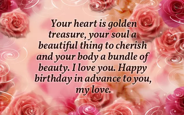 Wishing Her Happy Birthday In Advance Wishing Her Happy Birthday In Advance