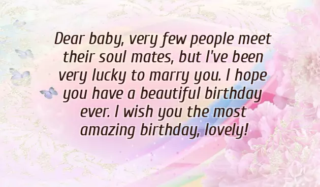 Best Wishes For Birthday To My Wife