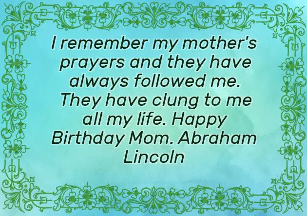 Sayings For Mothers Birthday