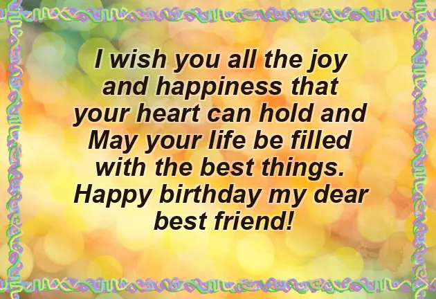 Birthday Wish To Friend Girl