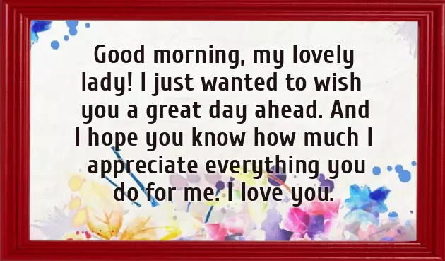 Morning Greetings For Girlfriend