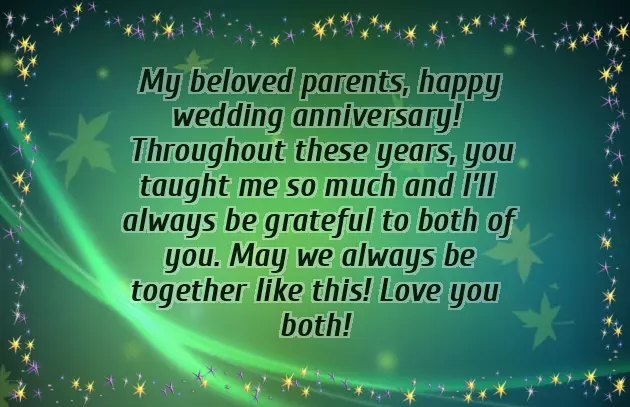 Wedding Anniversary For Parents Wishes Wedding Anniversary For Parents Wishes