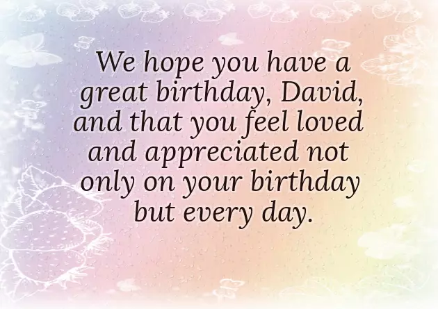 Happy Birthday Davide