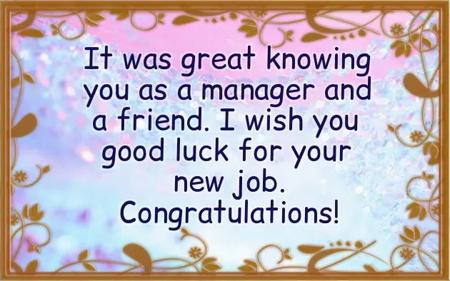 Wishing You All The Best On Your New Job Wishing You All The Best On Your New Job