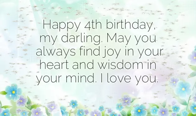 Happy 4Th Birthday Daughter Quotes