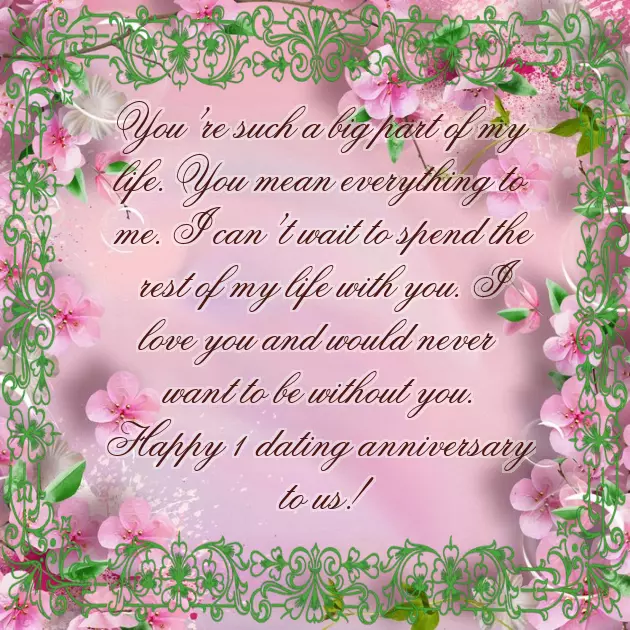 1 Year Relationship Anniversary Quotes