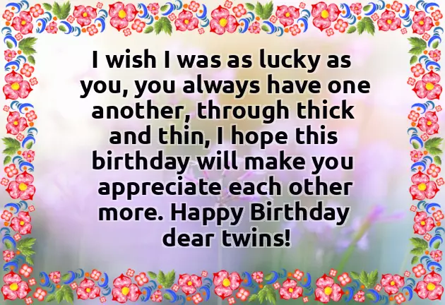 Happy Birthday Wishes To Twins Boy And Girl