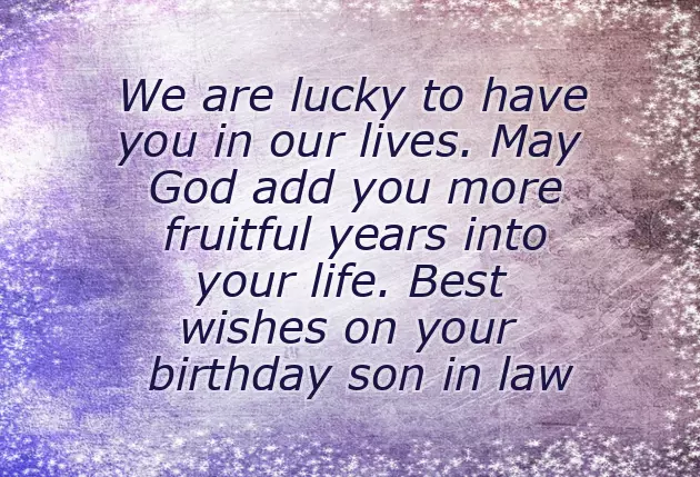 Greetings For Son In Law Greetings For Son In Law