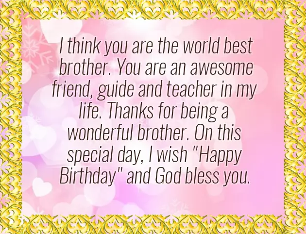 Birthday Wish For Brother Gif Birthday Wish For Brother Gif