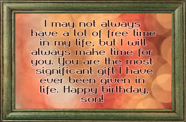 Quotes For Son Birthday Wishes