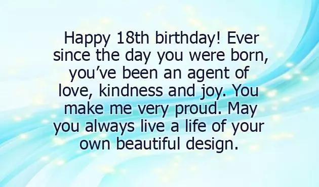 Happy Birthday To Me 18 Years