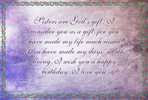 Best Wishes For Birthday For Big Sister