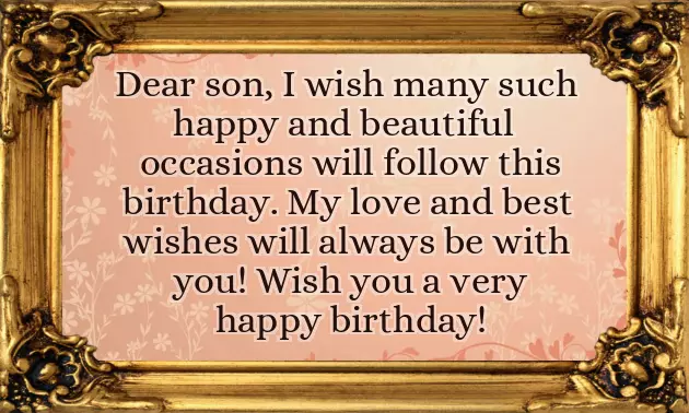 Happy Birthday To My Favorite Son Happy Birthday To My Favorite Son