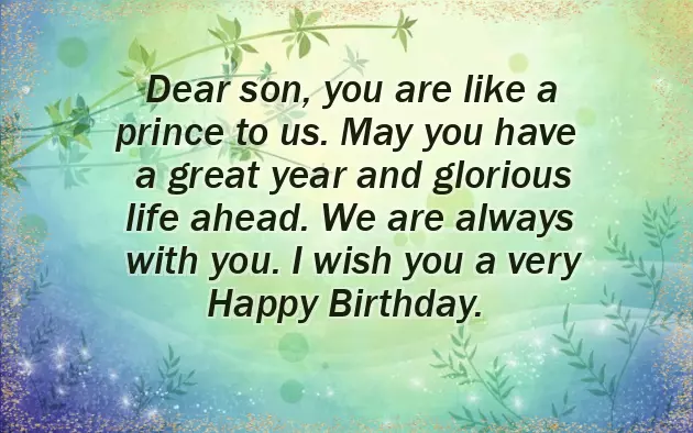 Happy Birthday In English Text
