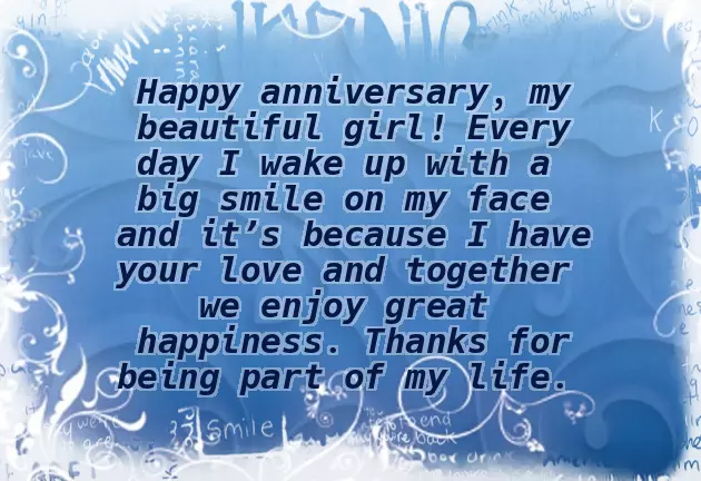 Anniversary Wishes For Girlfriend Anniversary Wishes For Girlfriend