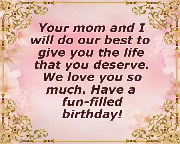 Birthday Wish For My Baby Boy