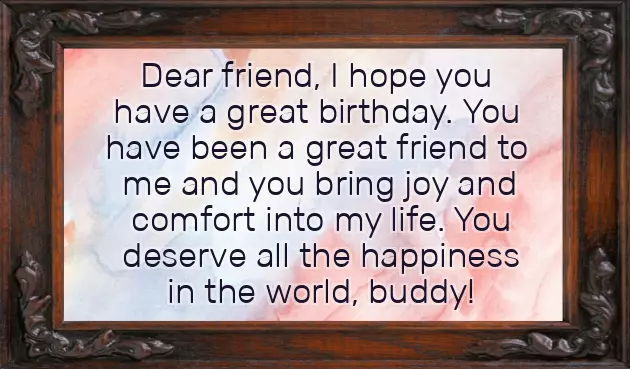 Happy Birthday To My Friend Male Happy Birthday To My Friend Male