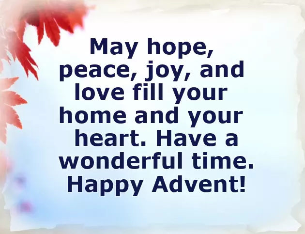 Advent Wishes Advent Wishes