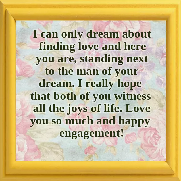 Friend Engagement Wishes Friend Engagement Wishes