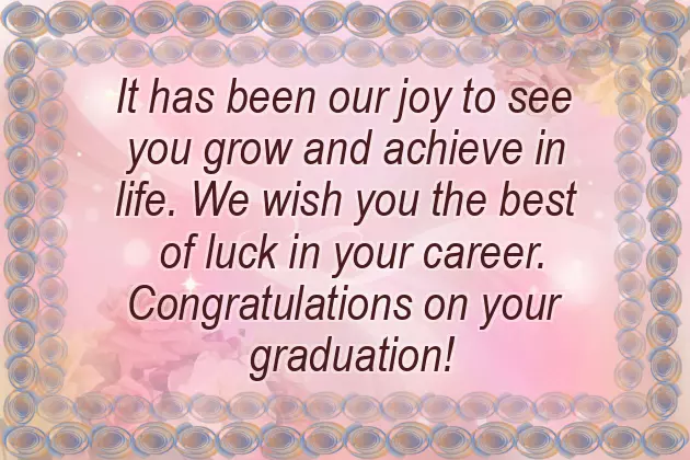 Congratulations Daughter