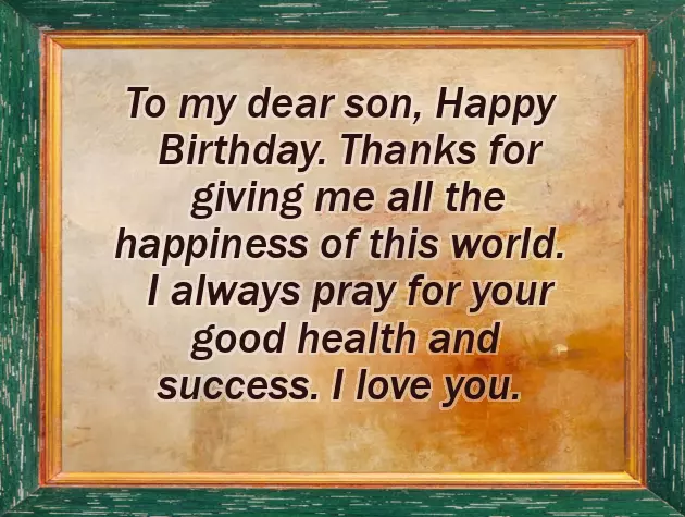 Happy Birthday Wishes To Small Child