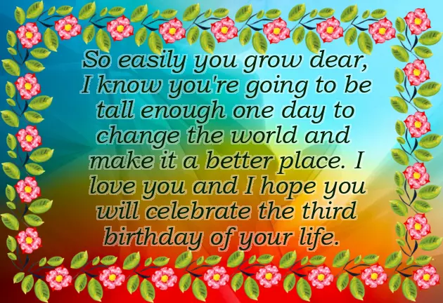 Birthday Wishes For 3 Year Baby Boy Birthday Wishes For 3 Year Baby Boy