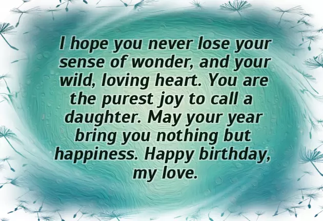 Sweet Daughter Birthday Wishes Sweet Daughter Birthday Wishes